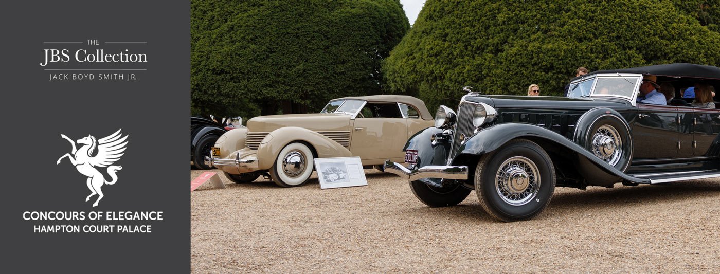 The JBS Collection at Concours of Elegance at Hampton Court Palace, 2024