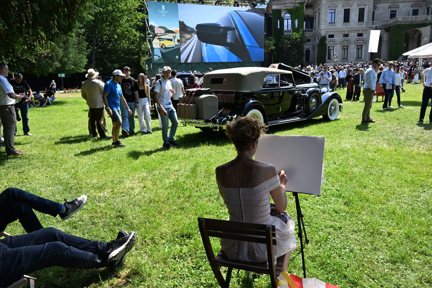 Concorso d’Eleganza Villa d’Este - 1934 Packard Twelve 1108 Custom Convertible Sedan by Dietrich - The JBS Collection